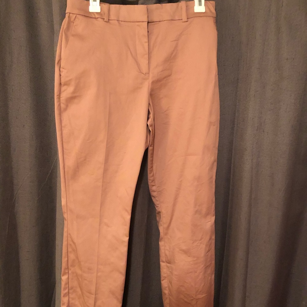 Trendy blush trousers! Can dress up or down.